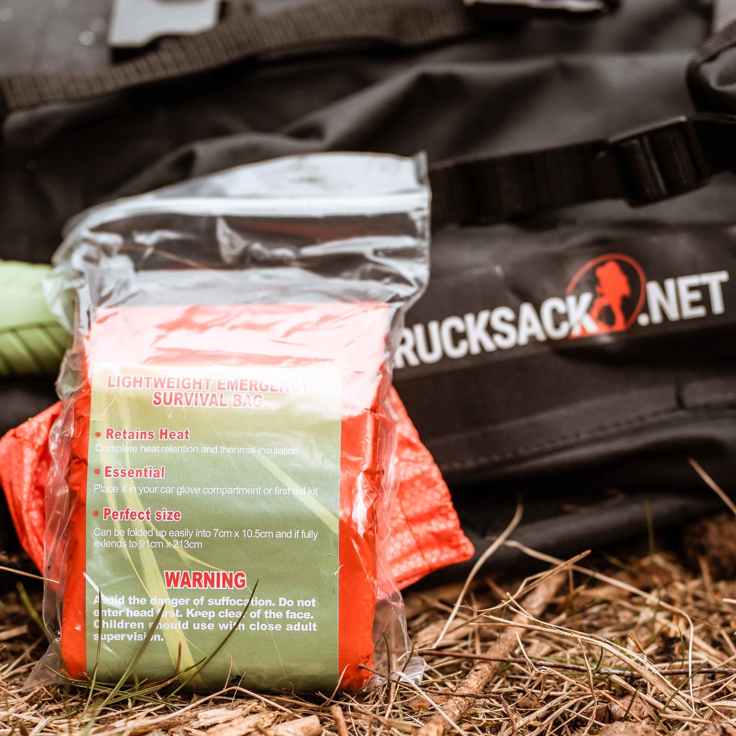 Biwak ze śpiworem ratunkowym - ultra lekki i ciepły