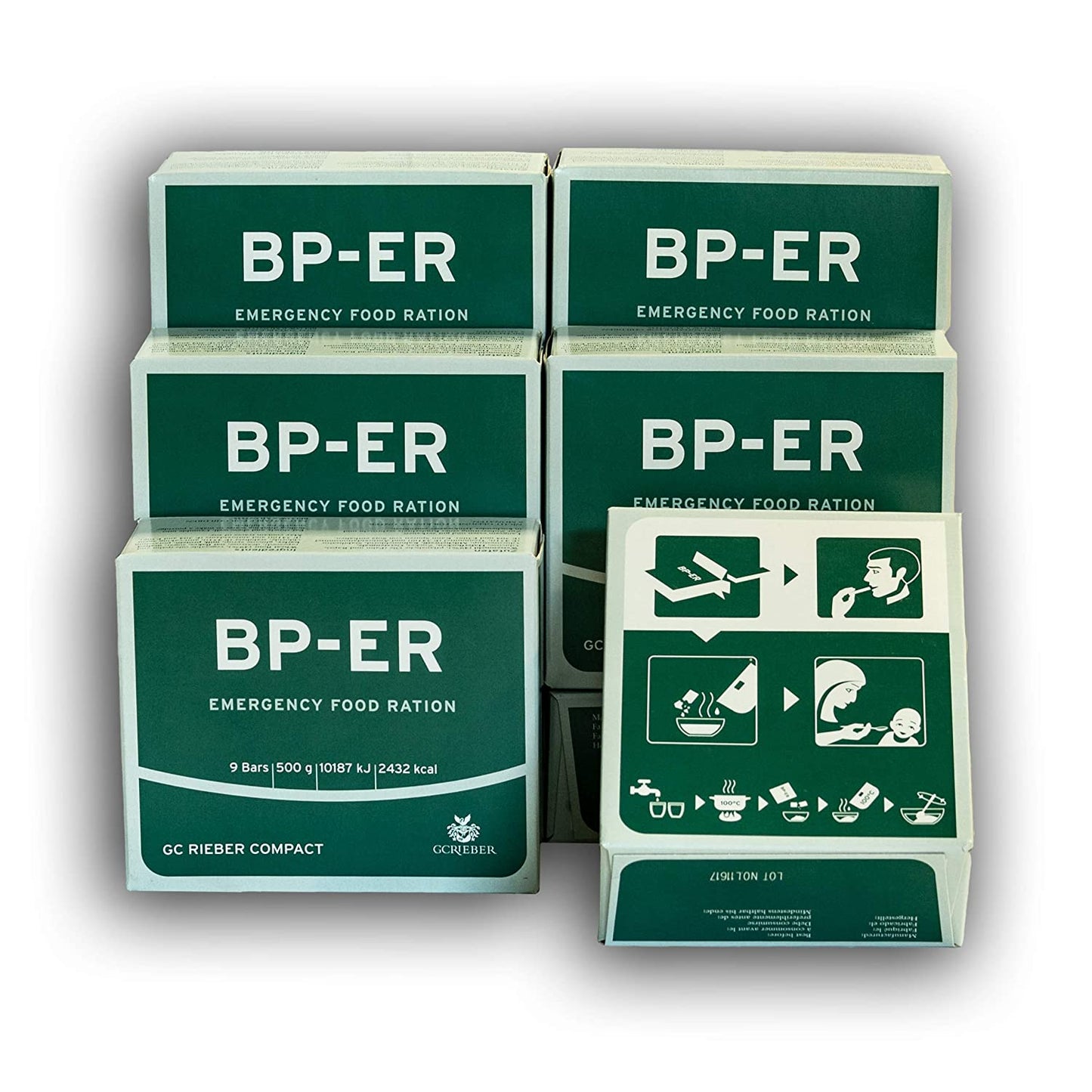 Ausverkauf: Notfallration BP-ER - Kompakte, haltbare, leichte Notfallnahrung BP-ER