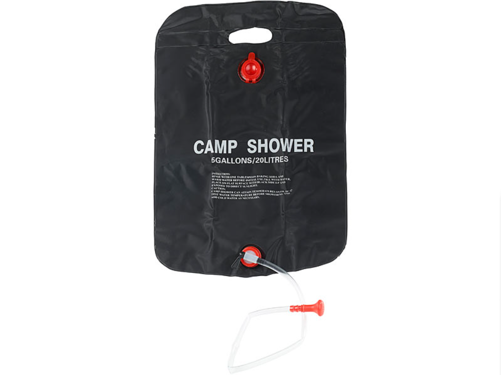 Ausverkauf: Camping Dusche/ Solar-Dusche - 20 Liter - Notdusche - Dusche to go - Duschbeutel/Duschsack - Notduschsack