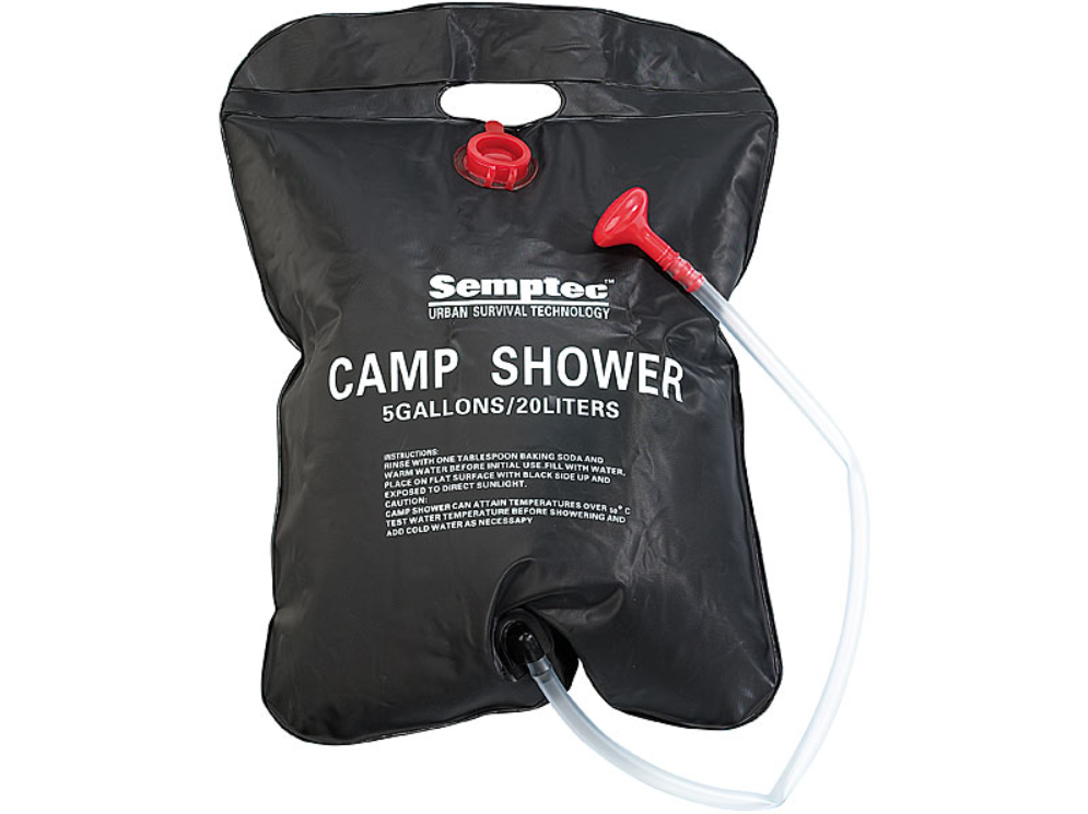 Ausverkauf: Camping Dusche/ Solar-Dusche - 20 Liter - Notdusche - Dusche to go - Duschbeutel/Duschsack - Notduschsack