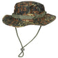 Kamuflaż taktyczny boonie - bush hat, pasek pod brodę moro zielony