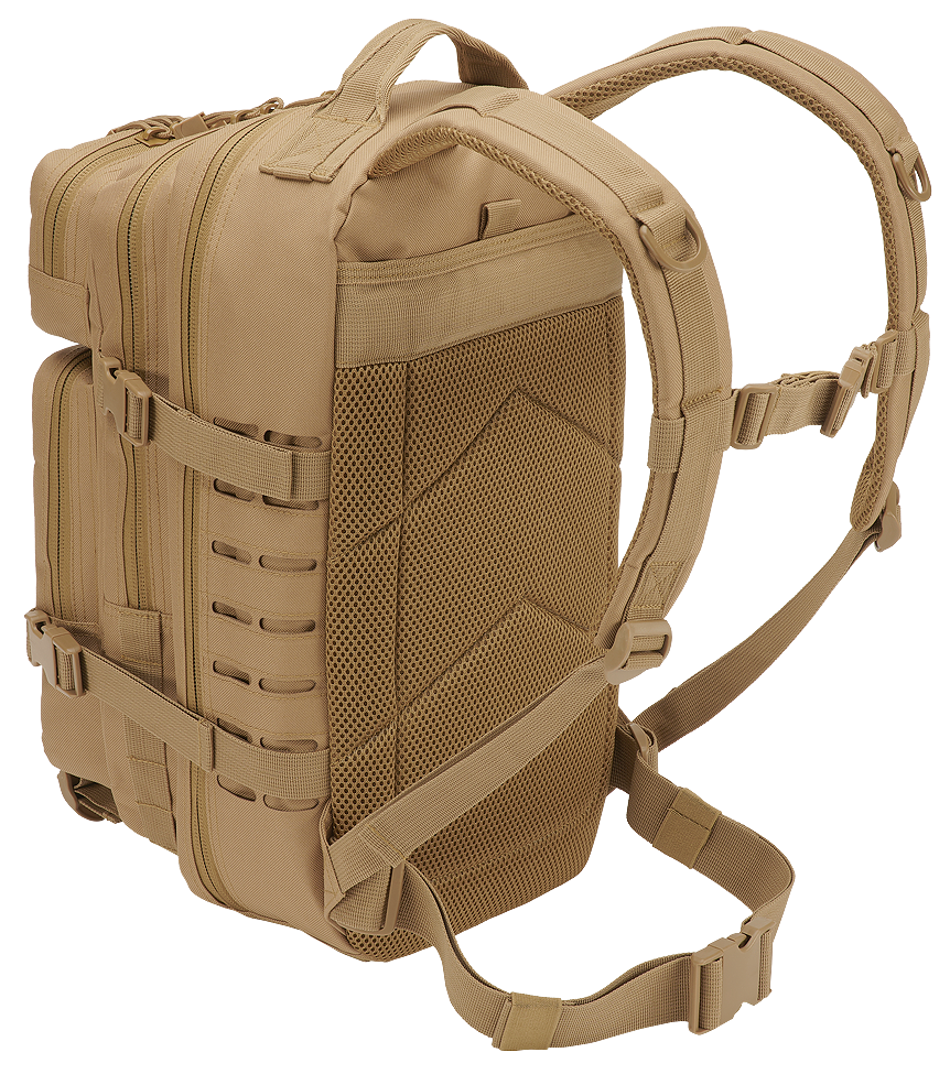 Rucksack Molle US Kampfrucksack Sand Taktisch Lasercut PATCH medium