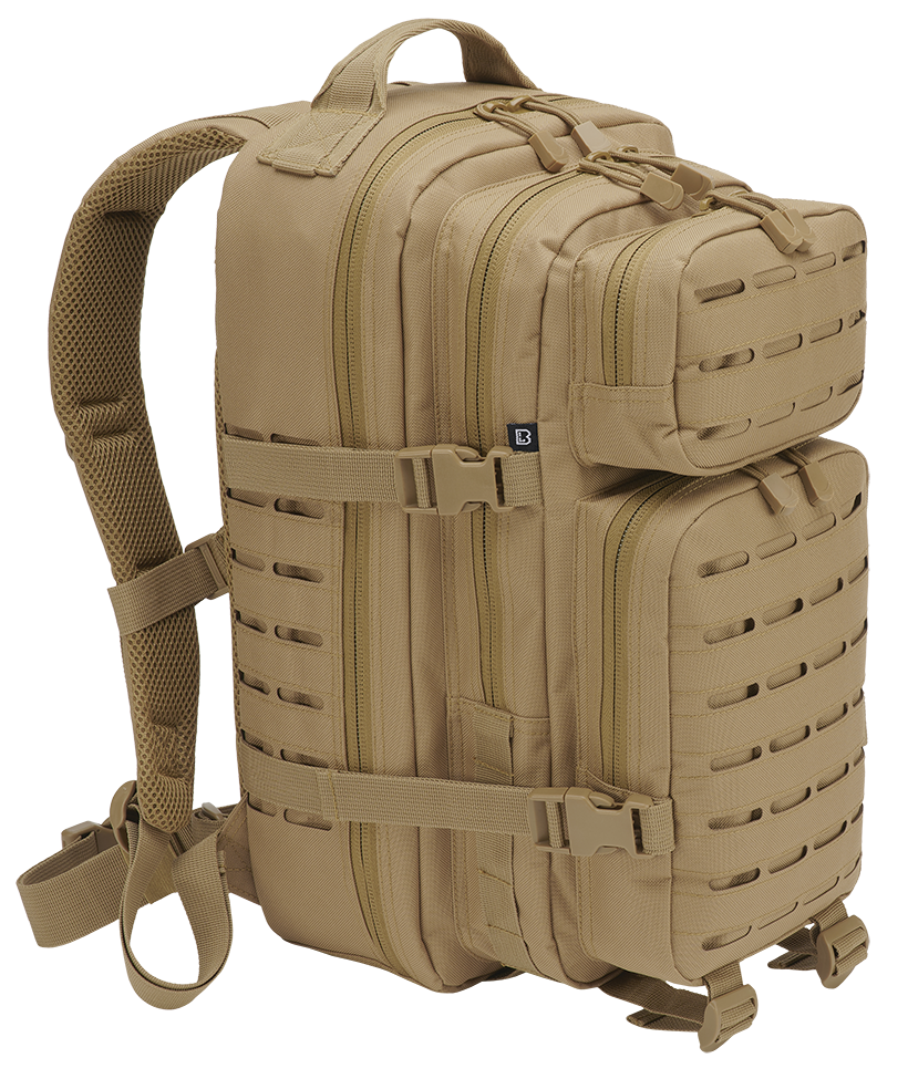 Plecak Molle US Combat Backpack Sand Tactical Lasercut PATCH średni