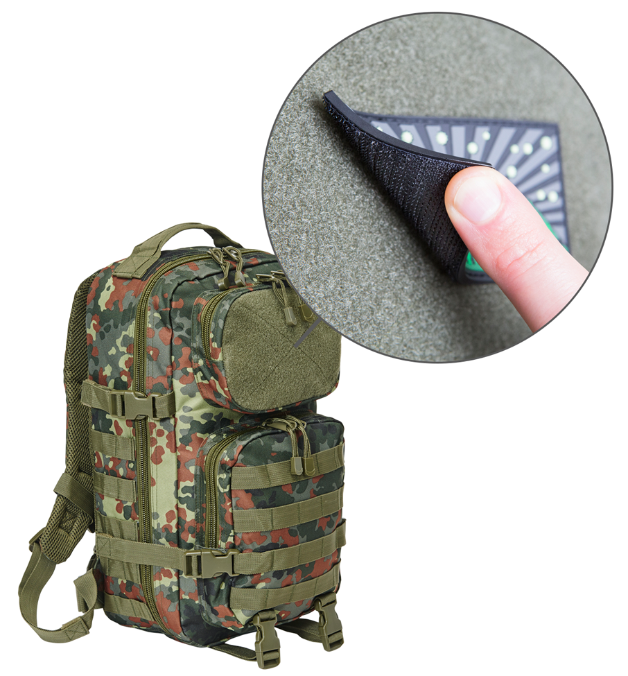 Plecak Molle Plecak bojowy US Flecktarn Tactical Cooper PATCH średni