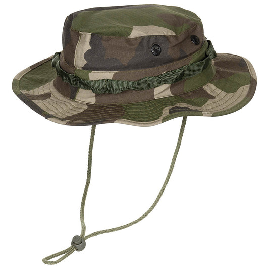 Tactical Boonie - Bush Hat, pasek pod brodę Forest Camo