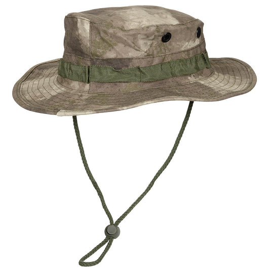 Boonie taktyczne - bush hat, pasek pod brodę pustynny
