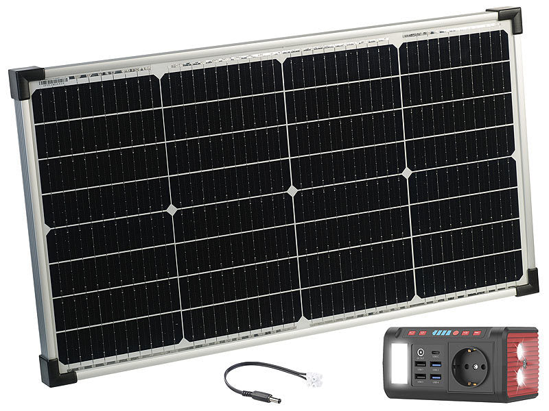 Panel słoneczny z power bankiem do laptopów i innych urządzeń Awaryjny generator prądu Solarny power bank